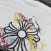 Chrome Hearts T-shirt for MEN Color logo Black/White #A46971