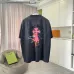Chrome Hearts T-shirt for MEN Gothic Cross &amp; Colorful Splash Art Black/White/Red #A54214