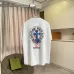 Chrome Hearts T-shirt for MEN Gothic Cross &amp; Colorful Splash Art Black/White/Red #A54214