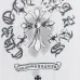 Chrome Hearts T-shirt for MEN Hummingbird Mini X-logo Graphic Cotton Black/White #A48641