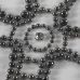 Chrome Hearts T-shirt for MEN Rhinestone Cross &amp; Necklace Inspired Design Black/White #A54218