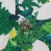 Chrome Hearts White T-shirt Green Jungle Themed Logo Art Nature Inspired Luxury Black/White #A54217
