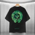 Chrome Hearts White T-shirt Green Jungle Themed Logo Art Nature Inspired Luxury Black/White #A54217