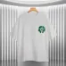 Chrome Hearts White T-shirt Green Jungle Themed Logo Art Nature Inspired Luxury Black/White #A54217
