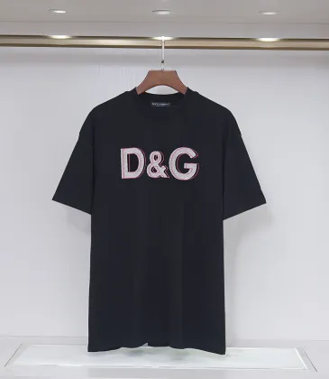 D&amp;G T-Shirts for MEN Black/White #A52641