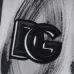 D&amp;G T-Shirts for MEN Embroidered Cotton Tees White/Black #A48637