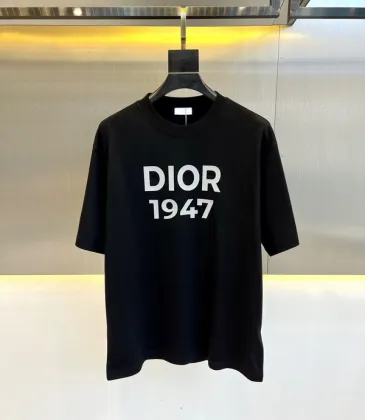 Dior 1947 Logo T-shirts for men A Tribute to Timeless Luxury Heritage Black/White #A54212