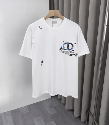 Dior T-shirts for men Black/White #A53819