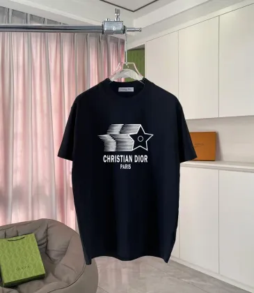 Dior T-shirts for men Black/White/Pink/Blue #A52648