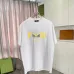 Fendi - Logo-Print Cotton-Jersey T-Shirt Black/White/Purple #A53422