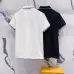 Fendi T-shirts Polo for men Cat's Eye Black/White #A46620