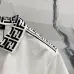 Fendi T-shirts Polo for men Printed collar Black/White #A46618