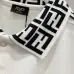 Fendi T-shirts Polo for men Printed collar Black/White #A46618
