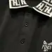 Fendi T-shirts Polo for men Printed collar Black/White #A46618