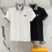 Fendi T-shirts Polo for men Printed collar Black/White #A46618