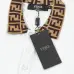 Fendi T-shirts Polo for men Printed collar Black/White #A46622