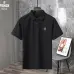 Fendi T-shirts Polo for men Solid Color Black/White/Yellow #A46614