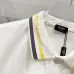 Fendi T-shirts Polo for men Striped collar Black/White #A46616