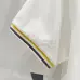 Fendi T-shirts Polo for men Striped collar Black/White #A46616