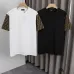 Fendi T-shirts for men 260g Black/White #A53124