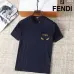 Fendi T-shirts for men Cat's Eye Black/White #A46464