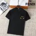 Fendi T-shirts for men Cat's Eye Black/White #A46464