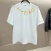 Fendi T-shirts for men Crew Neck Black/White #A46421