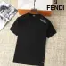 Fendi T-shirts for men Crew Neck Black/White/Khaki #A46465