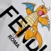 Fendi T-shirts for men Flying Dragon Black/White #A47114