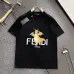 Fendi T-shirts for men Flying Dragon Black/White #A47114