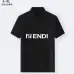 Fendi T-shirts for men Mercerized Black/White #A46627