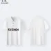 Fendi T-shirts for men Mercerized Black/White #A46627