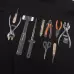 Fendi T-shirts for men Tool Printing Black/White #A47125
