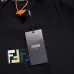Fendi T-shirts for men color logo Black/White #A47091