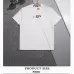 Fendi T-shirts for men color logo Black/White #A47091