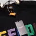 Fendi T-shirts for men color logo Black/White #A47096