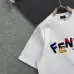 Fendi T-shirts for men color logo Black/White #A47108