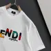Fendi T-shirts for men color logo Black/White #A47108