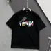 Fendi T-shirts for men color logo Black/White #A47108