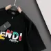 Fendi T-shirts for men color logo Black/White #A47108