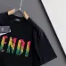 Fendi T-shirts for men color logo black #A47109