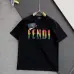 Fendi T-shirts for men color logo black #A47109