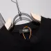 Fendi T-shirts for men logo printing Black/White #A47088