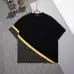 Fendi T-shirts for men logo printing Black/White #A47088
