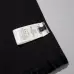 Fendi T-shirts for men logo printing Black/White/Blue #A47099