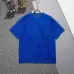 Fendi T-shirts for men logo printing Black/White/Blue #A47099