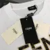Fendi T-shirts for men yellow logo #A47102