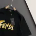 Fendi T-shirts for men yellow logo #A47113