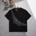 Fendi T-shirts for men zipper Black/White #A47097