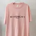 Givenchy Paris Logo Cotton T Shirts in Pink Brown Black and White for men Casual Fashion #A54254